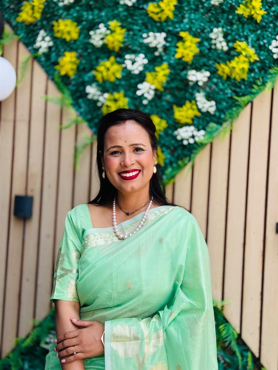 Shweta Gupta, founder of Shri Radhe Krishan Mehandi Training Centre